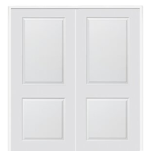 Prehung Paneled Manufactured Wood Primed Molded Interior Standard Door 